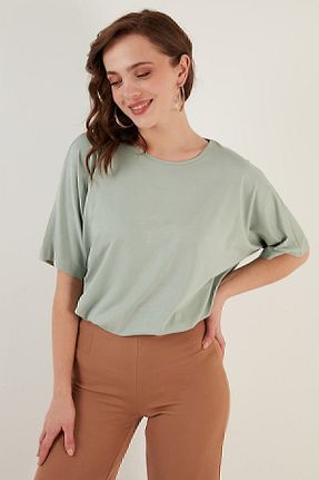 بلوز سبز زنانه ساده Lela - کد 467929408