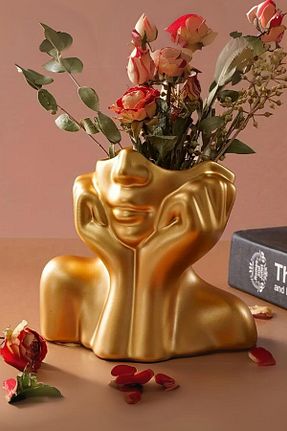 گلدان طلائی 1 پارچه tambana - کد 859159592