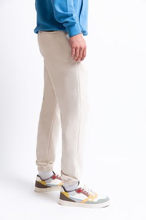 شلوار کرمگن بژ مردانه رگولار UNIQVIBE - کد 784809090