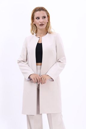 کت بژ زنانه رگولار ÖNDER ÖZSOY - کد 859374574