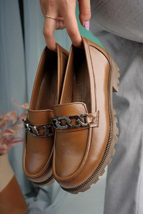 کفش کژوال قهوه ای زنانه چرم خالص Diego Carlotti - کد 857567074
