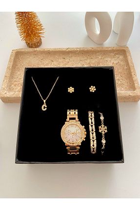 ساعت مچی طلائی زنانه 26-30 میلی متر Arzu Butik - کد 761243255