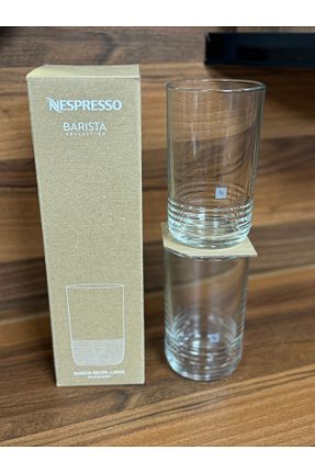 لیوان نارنجی شیشه Nespresso - کد 865248787