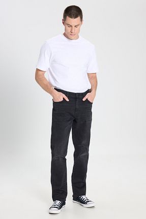 شلوار جین طوسی مردانه پاچه تنگ Wrangler - کد 766864124