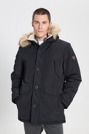 کاپشن مشکی مردانه رگولار Wrangler - کد 175467265