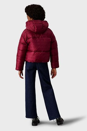 کاپشن زرشکی بچه گانه رگولار Calvin Klein - کد 855233956