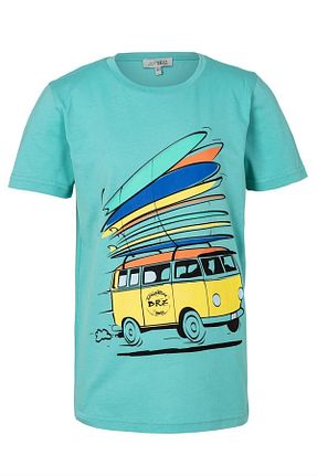 تیشرت سبز بچه گانه رگولار BRZ KIDS - کد 687836625