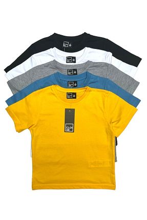 تیشرت زرد بچه گانه رگولار Cloise - کد 845379896