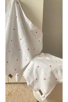 حوله سفید پنبه ای Butik - کد 837099166