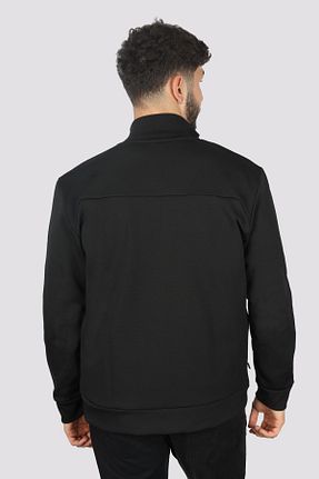 سوئیشرت مشکی مردانه چاپی BOSS - کد 859130405