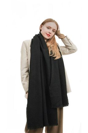 شال گردن مشکی زنانه اکریلیک MSASTYLE - کد 466944696