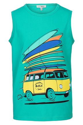 تیشرت سبز بچه گانه Relaxed BRZ KIDS - کد 683386302