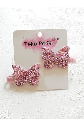 گیره سر صورتی بچه گانه پلی استر Toka Perisi - کد 674651107