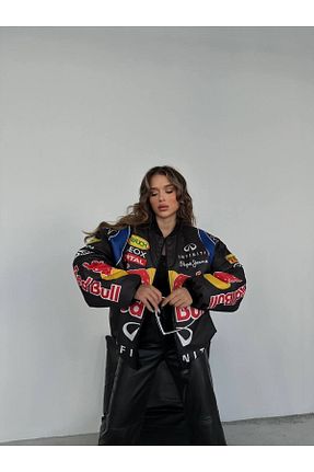 کت مشکی زنانه اورسایز YONEZ MODA - کد 859095575