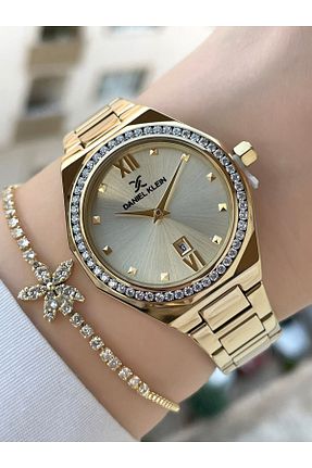 ساعت مچی طلائی زنانه 31-34 میلی متر Daniel Klein - کد 859148852