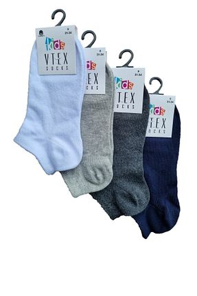جوراب سفید بچه گانه پنبه - الاستین vtex socks - کد 250117363