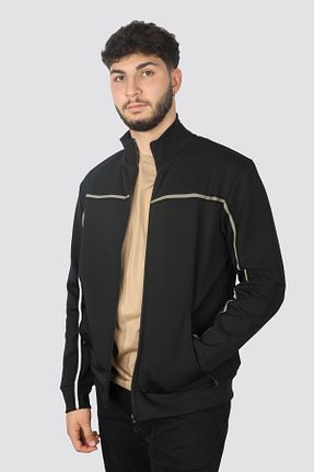 سوئیشرت مشکی مردانه چاپی BOSS - کد 859130405