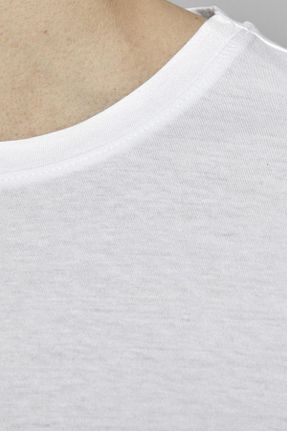 تیشرت سفید مردانه رگولار Jack & Jones - کد 261013185