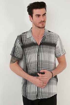 پیراهن سفید مردانه رگولار Buratti - کد 254777374