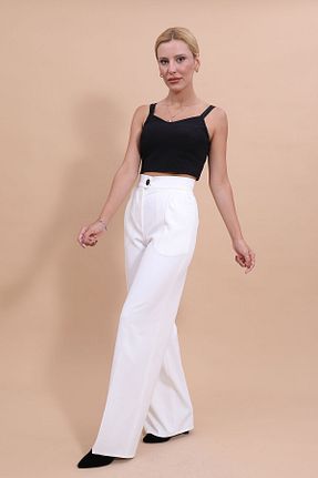 شلوار نباتی زنانه پنبه - پلی استر - الاستین ÖNDER ÖZSOY - کد 855654106