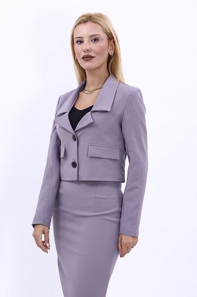 کت طوسی زنانه Blazer ÖNDER ÖZSOY - کد 857015679