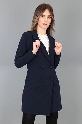 کت سرمه ای زنانه Blazer ÖNDER ÖZSOY - کد 383054639