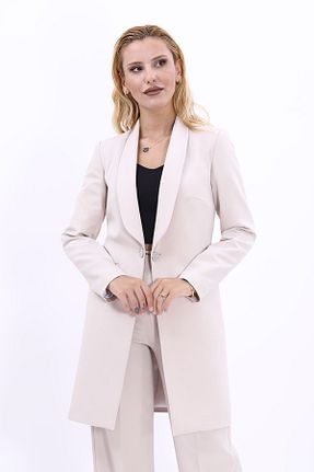 کت بژ زنانه رگولار ÖNDER ÖZSOY - کد 859388905