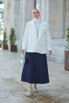 دامن حجاب سرمه ای زنانه کارگو LOCCO - کد 859387503