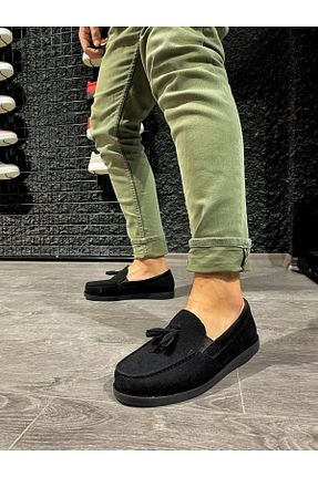 کفش کلاسیک مشکی مردانه جیر Rozero Shoes - کد 859222953