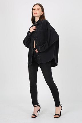 کت مشکی زنانه تنگ Markano - کد 703452697