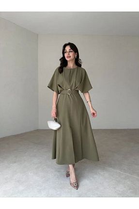 لباس مجلسی و فارغ التحصیلی خاکی زنانه بافتنی MAMMY - کد 832979299