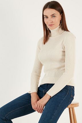 پلیور بژ زنانه ساده Lela - کد 737913635