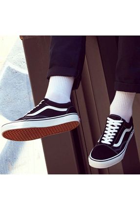 کفش اسنیکر مشکی زنانه بند دار Vans - کد 859164248