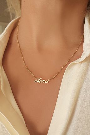گردنبند نقره طلائی زنانه 925 عیار VAOOV - کد 646339022