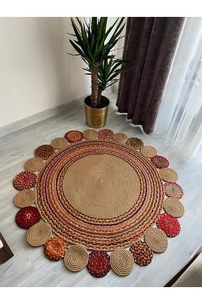 گلیم قهوه ای Jüt Halımax - کد 43309367