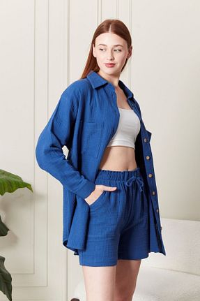 شلوارک و برمودا سرمه ای زنانه Relaxed BW BEST WOMAN - کد 859372625