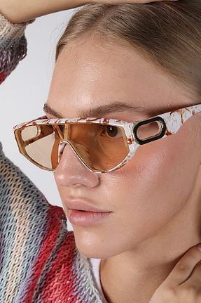 عینک آفتابی بژ زنانه UV400 TomyHelf - کد 859386988