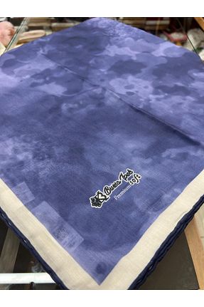 روسری بنفش پنبه ای Aknur Moda - کد 859240396