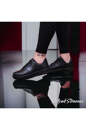 کفش اسنیکر مشکی زنانه بند دار SELÇUK SÖNMEZ - کد 795692442