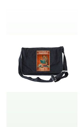 کیف پستچی مشکی زنانه پارچه ای DEEFWEAR - کد 859158558