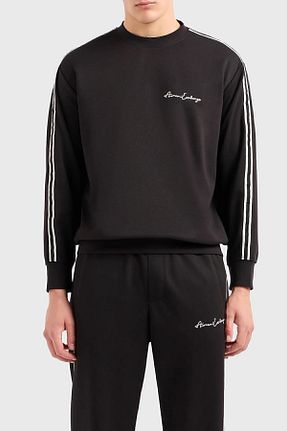 سوئیشرت مشکی مردانه چاپی Armani Exchange - کد 841981209