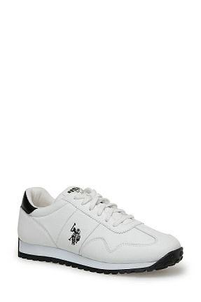 کفش اسنیکر سفید مردانه چرم اصل U.S. Polo Assn. - کد 747148847