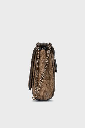 کیف دوشی قهوه ای زنانه پلی اورتان Guess - کد 804195048