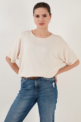 بلوز طوسی زنانه ساده Lela - کد 652876206