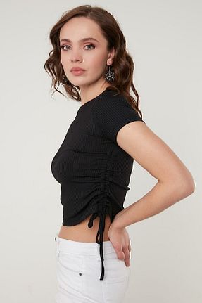 بلوز مشکی زنانه ساده Lela - کد 231363939