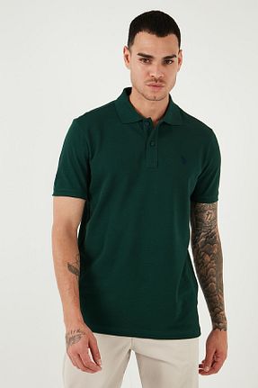 پولوشرت سبز مردانه %100 پنبه U.S. Polo Assn. - کد 836328761