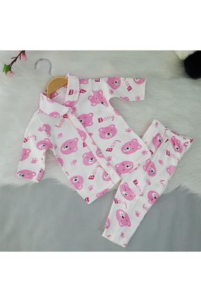 ست لباس راحتی صورتی بچه گانه ساده BOMBİX KİDS - کد 859164907