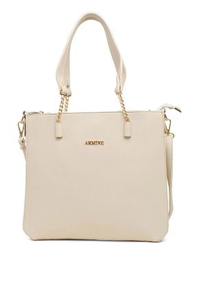 کیف دوشی بژ زنانه چرم مصنوعی Armine - کد 859162306