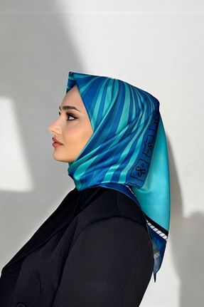 دستمال گردن آبی زنانه SALU Prime - کد 846677803