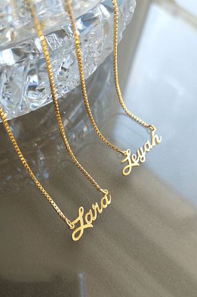 گردنبند نقره طلائی زنانه 925 عیار VAOOV - کد 646339022
